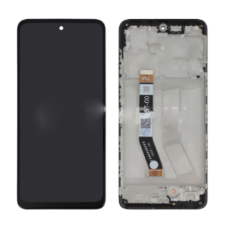 Écran, Display - Ecran Motorola Moto G73 5G (2023) BLACK avec Châssis (Original Pack), prix de gros.