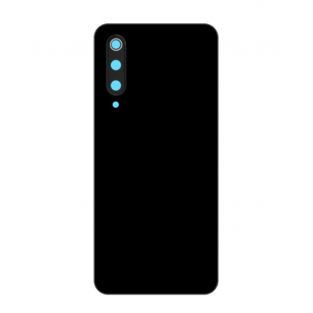 Vitre arrière Xiaomi Mi 9SE Noir - Avec logo + Adhesif