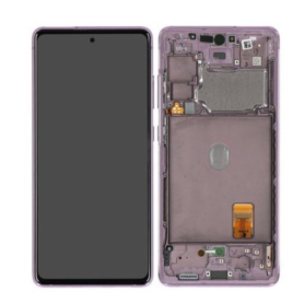 Screen, Display - Samsung Galaxy S20 FE 4G/5G 2020 (G780/G781) Screen + Lavender Chassis (Service Pack) - 24220C-24219C, wholesa