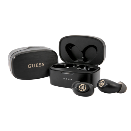 Earbuds, Headphones - Wireless Bluetooth Earphones Charging Case Type-C Waterproof IPX5 GUESS GUTWSJL4GBK - Black, wholesale pri