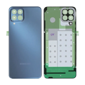 Back Glass - Galaxy M33 5G (M336B) Blue Rear Glass (Service Pack) - GH82-28444A, wholesale price