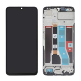 Écran, Display - Ecran Realme Note 50 (4G) (2024) Noir avec Châssis (Original Pack), prix de gros.