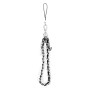 Phone Accessory, Phone Strap - GUESS GUSTSASSK Phone Strap – Chain and PU with Classic Metal Charm – Black, wholesale price