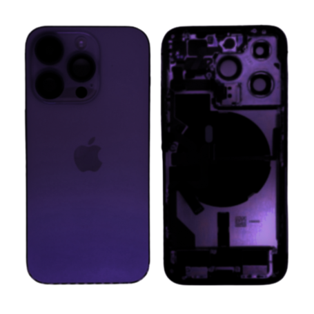 Mobile Component - iPhone 14 Pro Full Frame Intense Purple eSIM US - Charging Connector Without Battery (Original Disassembled) 