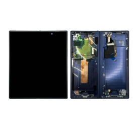 Display, Screen - Samsung Galaxy Z Fold 6 5G (F956B) Midnight Blue Inner Screen + Chassis (Service Pack) - GH82-35042C, wholesal