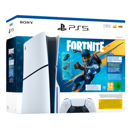 Gaming, Console de Jeu - Console Sony PlayStation 5 - PS5 Slim Edition Standard - 1 To + Fortnite Flowering Chaos, prix de gros.