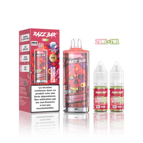 Vape, E-cigarette - RAZZBAR 30K+ Puffs - Strawberry Watermelon, wholesale price