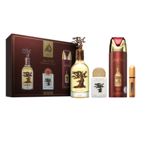 Parfum, Essence - Coffret cadeau 3 pièces Lattafa Pride Eternal Oud : Eau de Parfum 100 ml + 20 ml + Déodorant 200 ml, prix de g