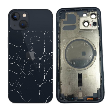 Back Cover, Rear Housing - Empty Chassis iPhone 13 Black - (Origin Dismantled) -Broken, wholesale price