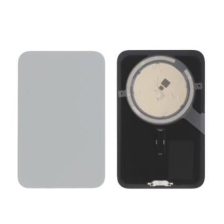 Coque, Dos, Vitre arrière - Vitre Arrière iPhone 17 Pro Max Argent (Sans Logo), prix de gros.