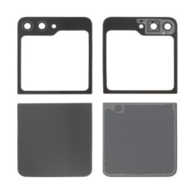 Back Glass, Rear Cover - Complete Rear Glass for Galaxy Z Flip5 (F731B) Graphite (No logo), wholesale price