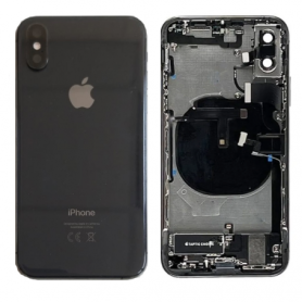 Châssis Apple, Réparation - Châssis Complet iPhone XS Noir - Connecteur de Charge sans Batterie (Origine Demonté) - Grade AB, pr