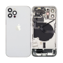 Back Glass, Rear Cover - Back Cover Housing iPhone 12 Pro Max White - Charging Connector without Battery (Original Disassembled)
