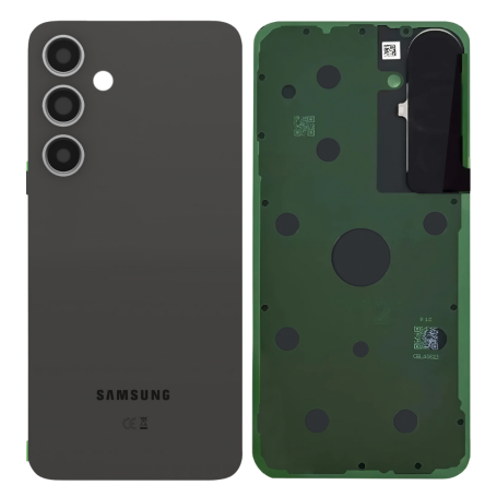 Dos, Panneau - Vitre arrière Samsung Galaxy S24 FE (S721B) Noir - Grade A, prix de gros.