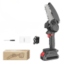 Mini Chainsaw - Portable cordless lithium hand saw with 48V battery for home use - 4", wholesale price