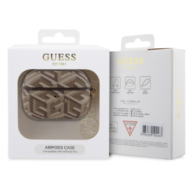 Coque Protection AirPods Pro GUESS Marron | EasyMobile