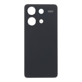 Back Glass, Rear Cover - Xiaomi Redmi Note 13 4G Frameless Rear Glass Black without Lens (Original Disassembled) - Grade B, whol
