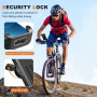 Support téléphone vélo - Sac de Vélo Universel avec Sécurité et Double Rotation 360° pour Smartphone max 6.8 inch XSSIVE XSS-B8 