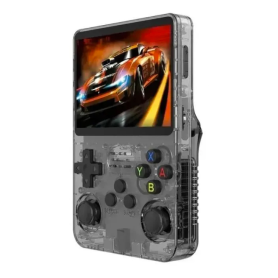 Console, Appareil de Jeu - Mini Console de Jeu Vidéo Portable R36s Écran IPS 3,5" 64 Go - Noir, prix de gros.
