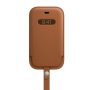 Étui, Pochette - Coque de protection pour Apple iPhone 12 Mini Housse en cuir véritable avec MagSafe MHMP3ZE/A (Apple) - Marron,
