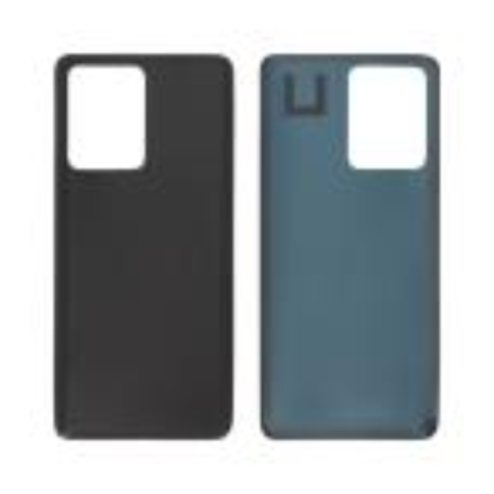 Back Glass, Rear Cover - Redmi Note 12 Pro Plus 5G Black Rear Glass (No Logo), wholesale price