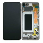 Screen - Samsung Galaxy S10 Display (G973F) White + Chassis (Original Disassembled) - Grade A, wholesale price