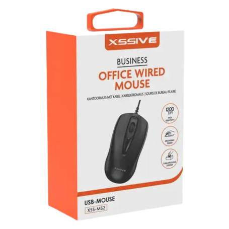 Souris, Pointeur - Souris Filaire 3 Millions de Clics 125Hz 1200 DPI Xssive XSS-MS2N, prix de gros.