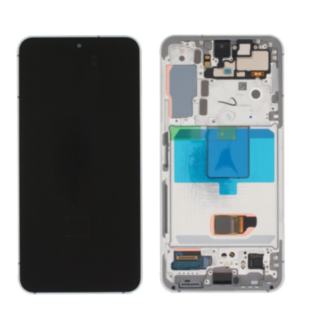 Screen, Display - Samsung Galaxy S22 (S901B) White Screen Frame (Original Disassembled) - Grade B, wholesale price