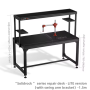 Workbench, Repair Station - QianLi & YCS 1.5 m Aluminum Phone Repair Workbench with LED & Tool Storage, wholesale price