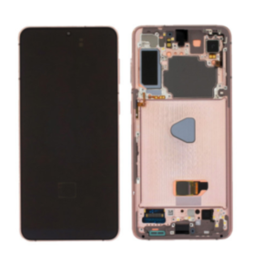 Display, Screen - Screen Samsung Galaxy S21 Plus (G996) Rose + Frame (Original Disassembled) - Grade B, wholesale price