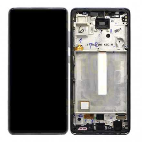 Screen, Display - Samsung Galaxy A52 5G Black Screen + Frame (Original Disassembled) - Grade B, wholesale price