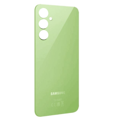 Vitre arrière, Dos - Vitre arrière Samsung Galaxy A34 5G (A346B) Sans Contour Lentille Vert (Original Démonté) - Grade A, prix d