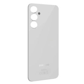 Back Glass, Rear Cover - Samsung Galaxy A34 5G (A346B) Rear Glass Frameless without Lens Silver (Original Disassembled) - Grade 