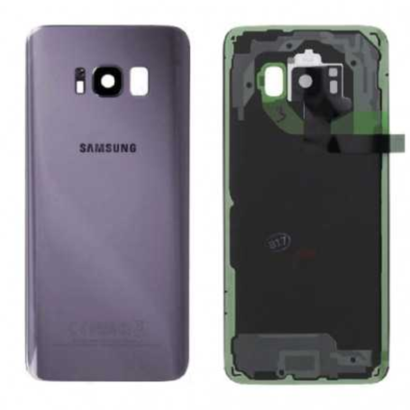 Dos, Panneau, Couvercle - Vitre arrière Samsung Galaxy S8 (G950F) Violet (Original Démontée) - Grade AB, prix de gros.