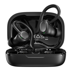 Earbuds, Headphones - Bluetooth Wireless Earphones Devia TWS Pro5 EM422 - Black, wholesale price