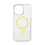 Étui, Protection, Housse - Coque de Protection Transparent avec MagSafe pour iPhone 15 Plus- Next Mobile - Jaune, prix de gros.