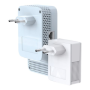 Networking Device, Internet Booster - Adapter Kit CPL Powerline AV1000 and Wi-Fi AC Dual-Band Gigabit TP-Link TL-WPA7517 KIT - W