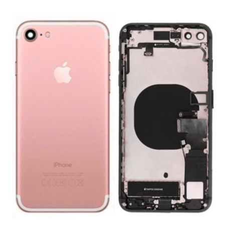 Replacement Part - Chassis Complet iPhone 7 Pink - Charging Connector Without Battery (Original Disassembled) Grade B, wholesale
