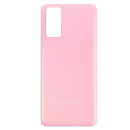 Back Glass, Rear Cover - Rear window Samsung Galaxy S20 4G/5G (G985F/G986B) Pink Frameless Lens (Original Disassembled) - Grade 