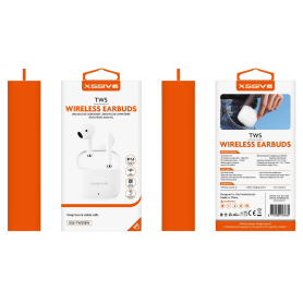 Earbuds, In-Ear Headphones - Wireless Earphones XSSIVE XSS-TWS18W - White, wholesale price