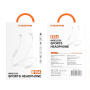 Casque, Écouteurs, Oreillettes - Écouteurs de Sport sans Fil XSSIVE BT04 – Blanc, prix de gros.
