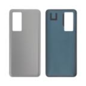 Back Glass, Rear Cover - Xiaomi 12T Silver Rear Glass (Without Logo), wholesale price
