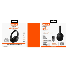 Casque Bluetooth Réduction de Bruit XSSIVE XSS-H11B Noir - Son Immersif et Confort Optimal