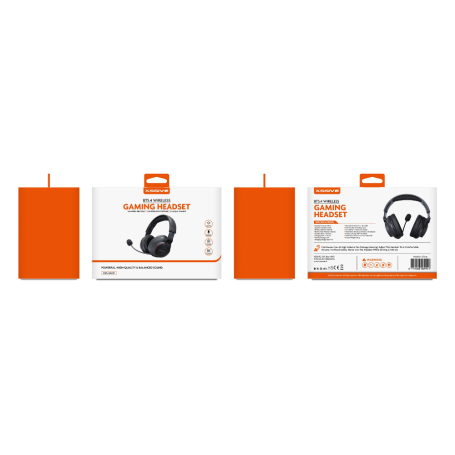 Casque Gaming Bluetooth XSSIVE XSS-GHW Noir - Son Immersif et Confort Optimal