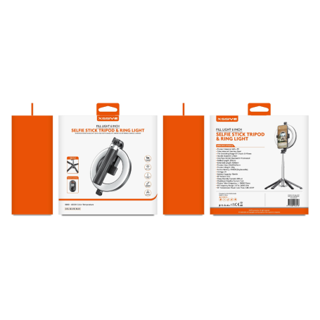 Montre Connectée AMOLED XSSIVE XSS-SW8 Noir avec Lampe Extérieur - Design Épuré et Technologie Avancée