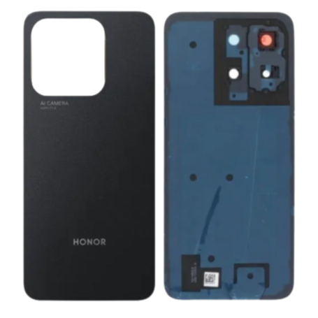 Back Glass, Rear Cover - Honor X6b Rear Glass Frameless Lens (Original Removed) Black - Grade A, wholesale price