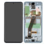 Screen, Display - Ecran Samsung Galaxy S20 4G/5G (G980/G981) Bleu + Châssis (Service Pack) - GH82-31432D, wholesale price