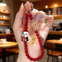 Charm, Accessory - Phone Strap Red with Lucky Cat, wholesale price