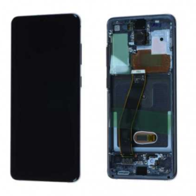 Écran, Display - Ecran Samsung Galaxy S20 Plus 4G/5G (G985F/G986F) Noir + Châssis (Service Pack) - GH82-31441A/31442A/31444A/314