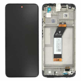 Écran, Display - Ecran Xiaomi Redmi 10 Noir + Châssis (Service pack) - 560001K19S00, prix de gros.